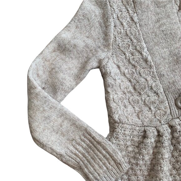 Vertigo Paris Alpaca Knit Babydoll Y2K Boho Textured Sweater L - Picture 5 of 7